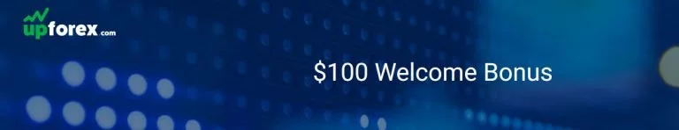 $100 USD No Deposit Welcome Bonus – UpForex