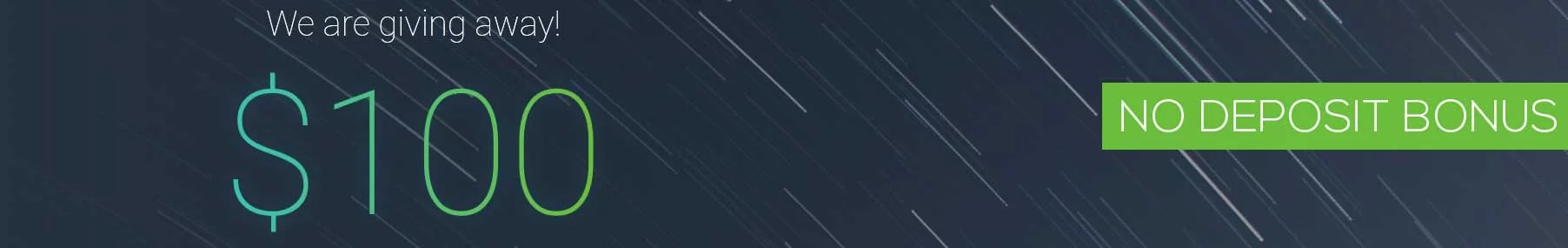$100 No Deposit Welcome Bonus – Forex4you