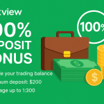 Fxview’s 100% Deposit Bonus