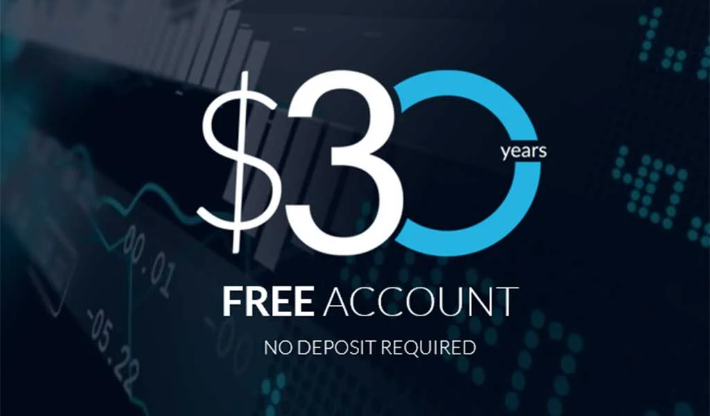 Welcome 30 USD No Deposit Bonus