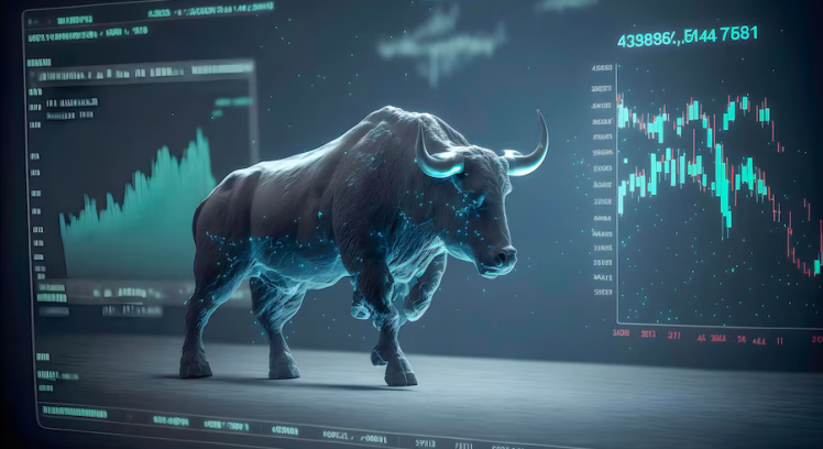 3d-visualization-bullish-stock-market-trend-3d-rendering-illustration_763042-245