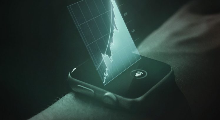 business-concept-with-graphic-holography