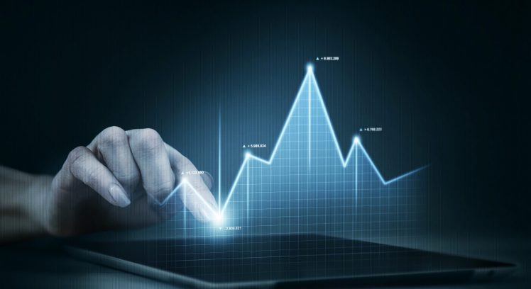 business-concept-with-graphic-holography