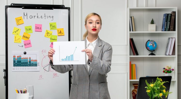 marketing-young-pretty-cute-business-lady-grey-blazer-office-showing-statistics-team